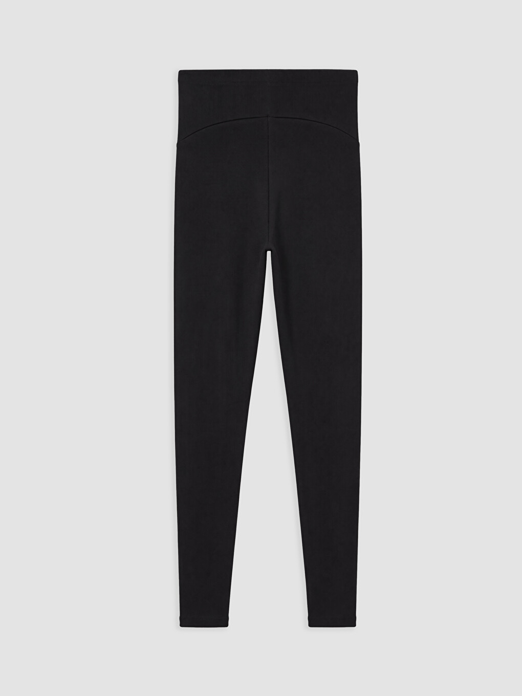 Leggins Me Bel Të Lartë Me Mbështetje Barku Me Brinjë Për Gra-5