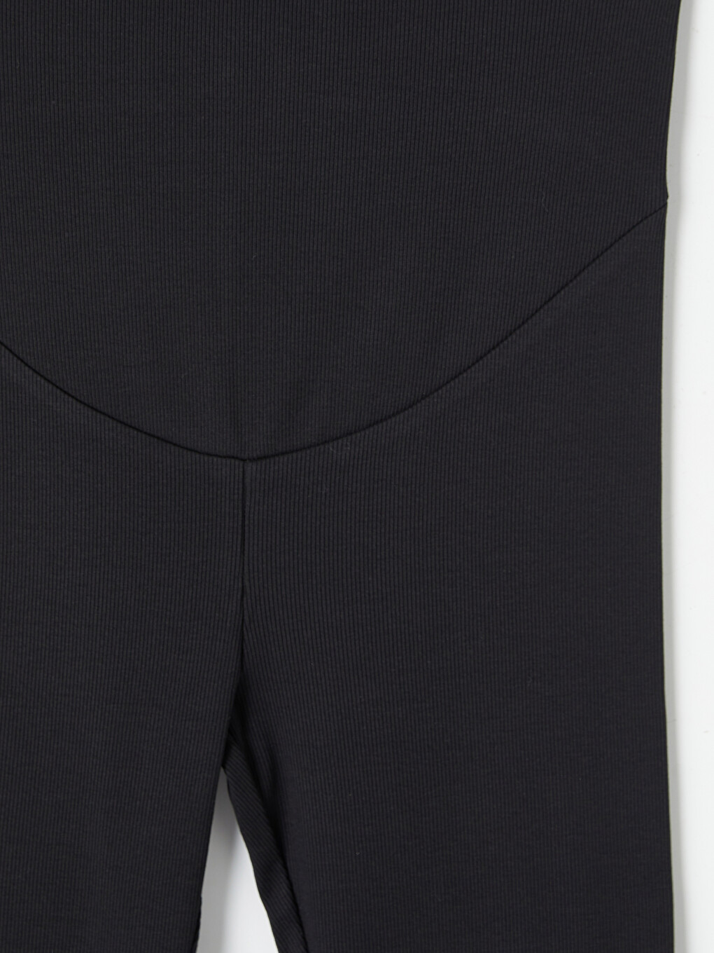 Leggins Me Bel Të Lartë Me Mbështetje Barku Me Brinjë Për Gra-6