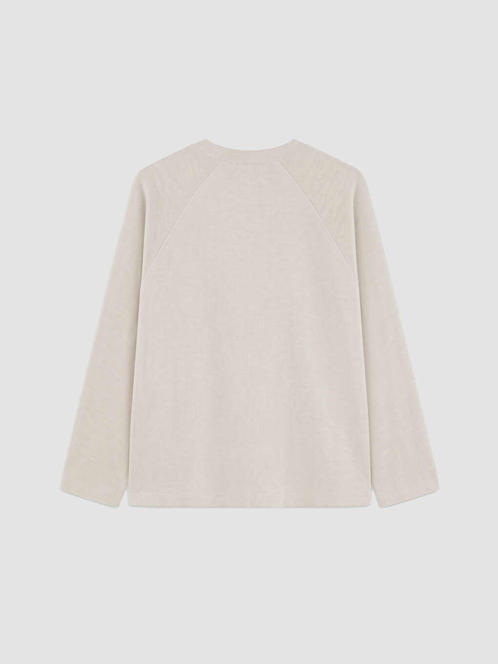 Crew Neck Women's Stitch Detailed Relax Fit Sweatshirt-5
