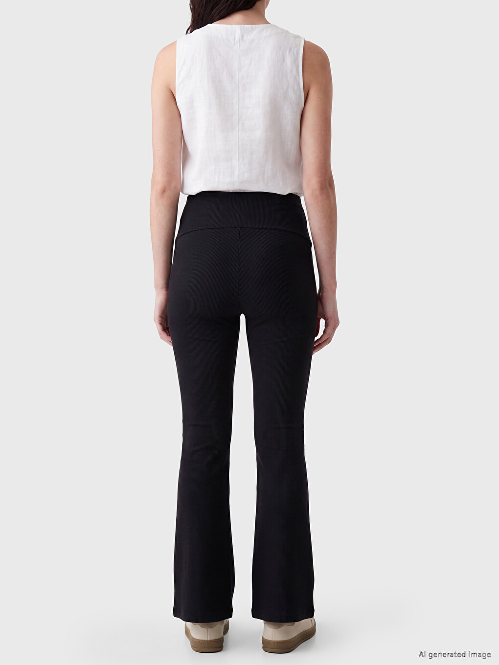 Woman Black Leggings-2