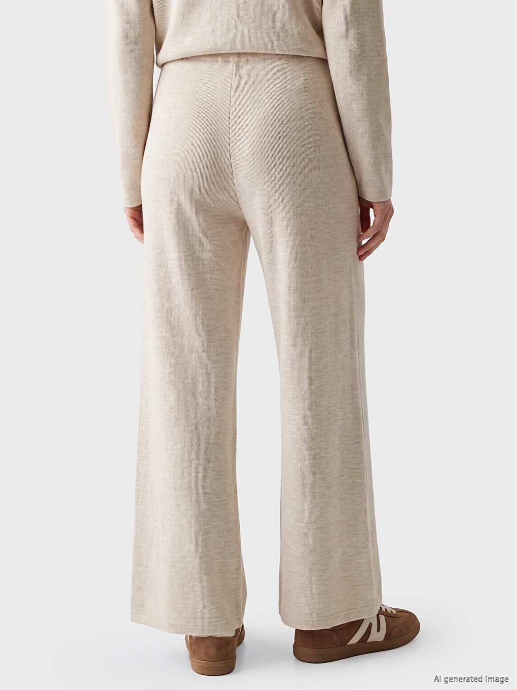 Wide Leg Women's Sweatpants-3