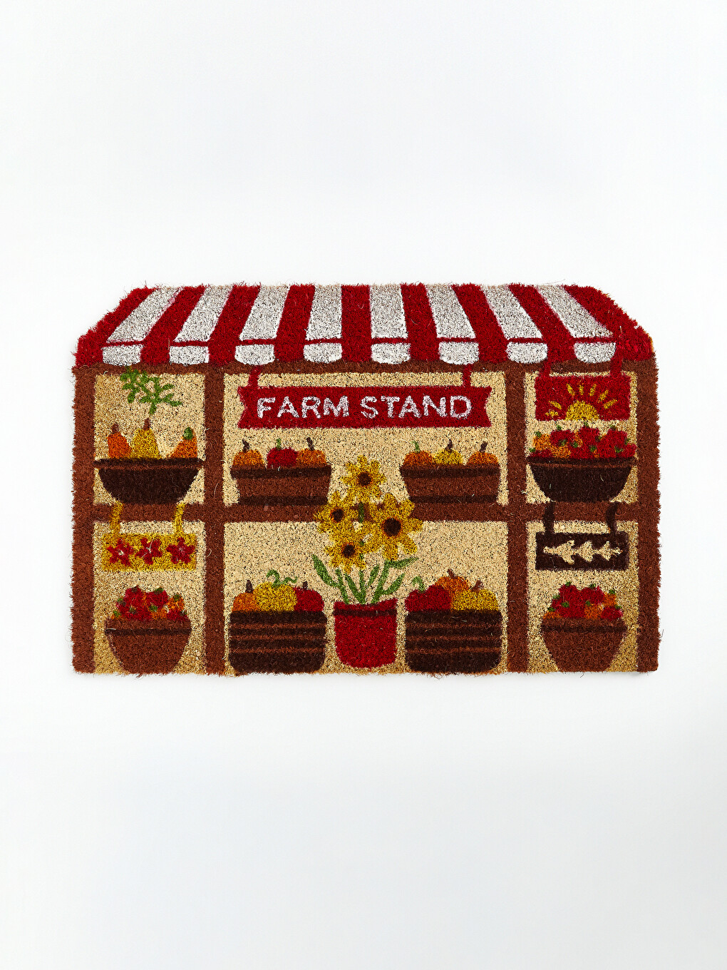 Karışık Çiçek Baskılı Kapı Önü Paspası 40x60 Cm-1