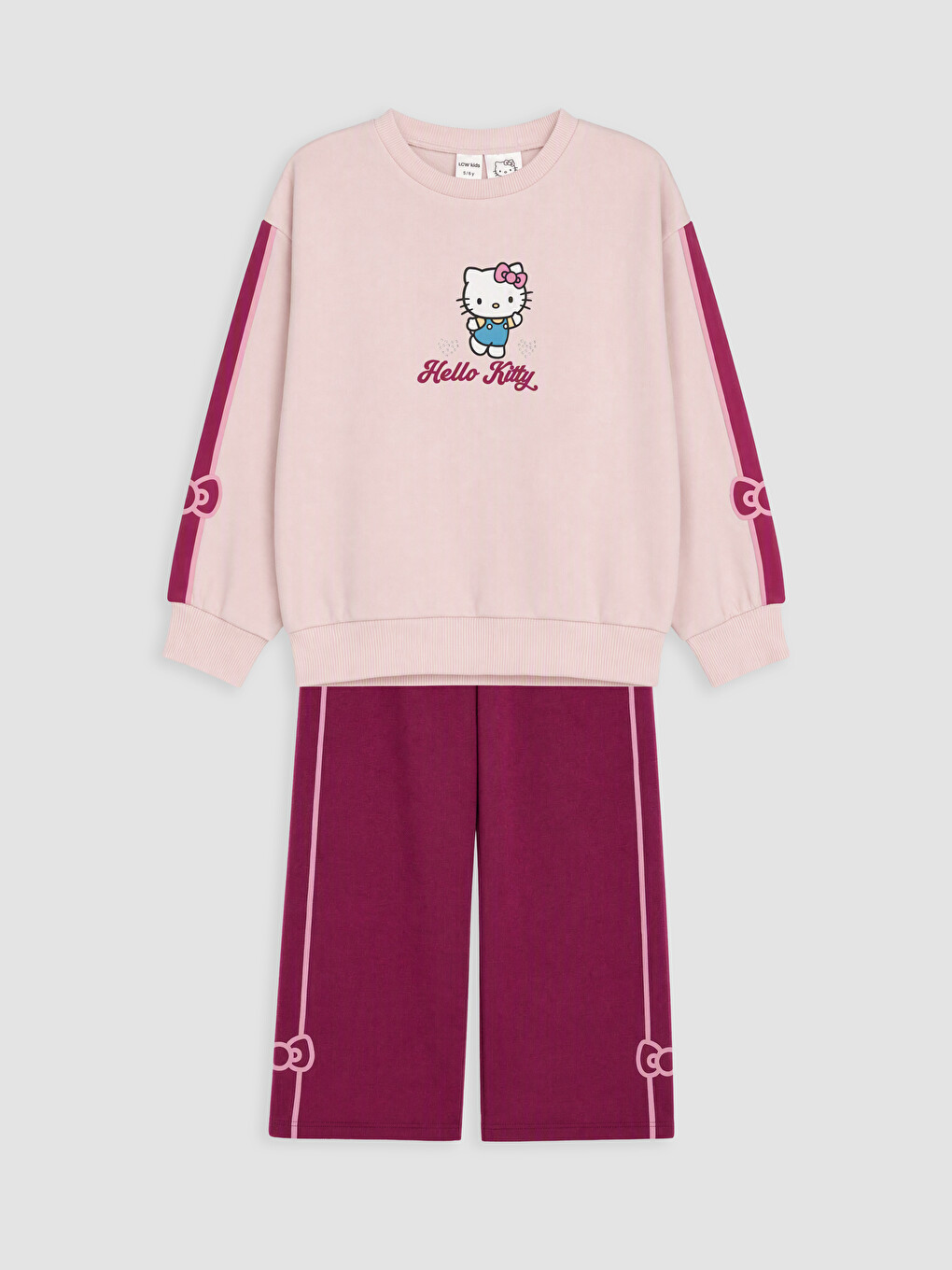 Pembe Hello Kitty Baskılı Kız Çocuk Eşofman Takım
