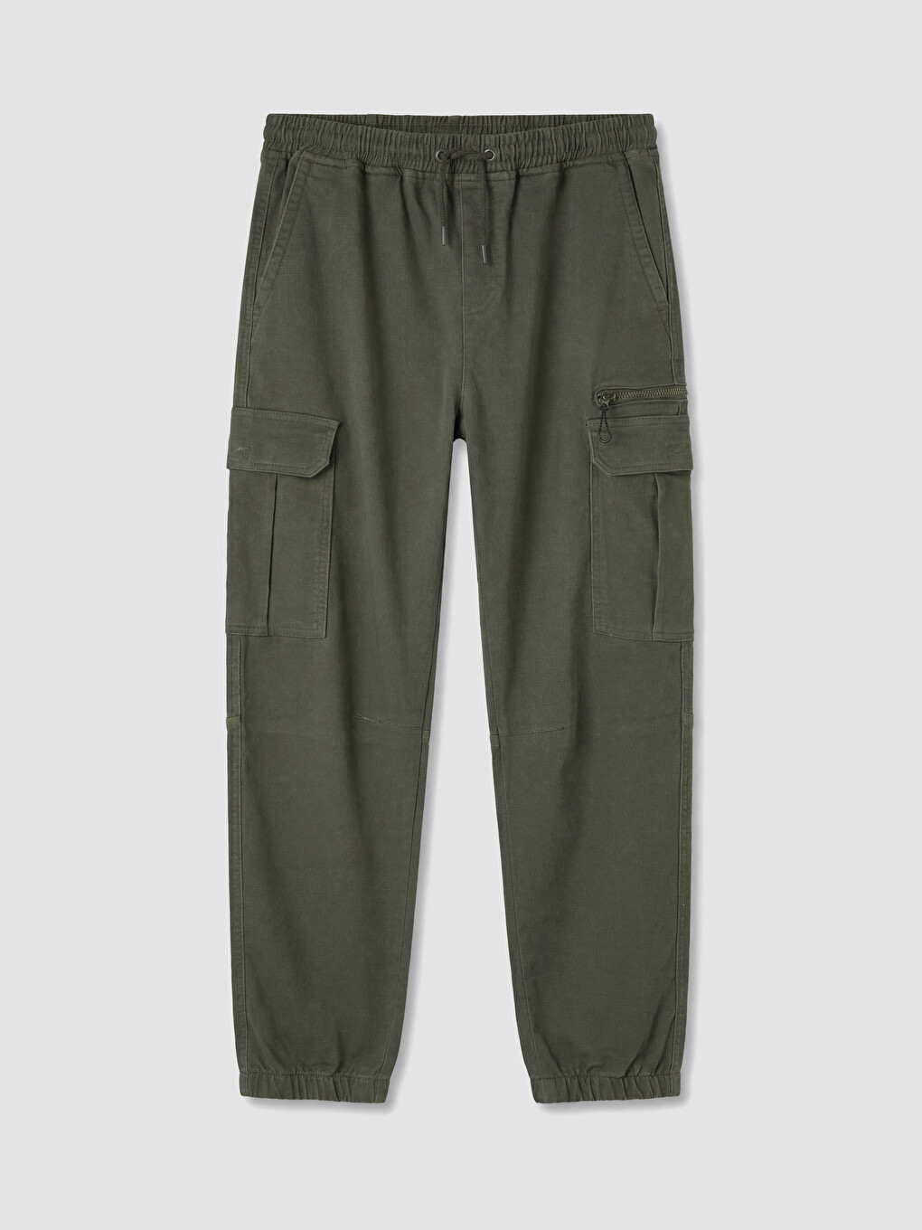 Regular Fit Men's Cargo Trousers-4