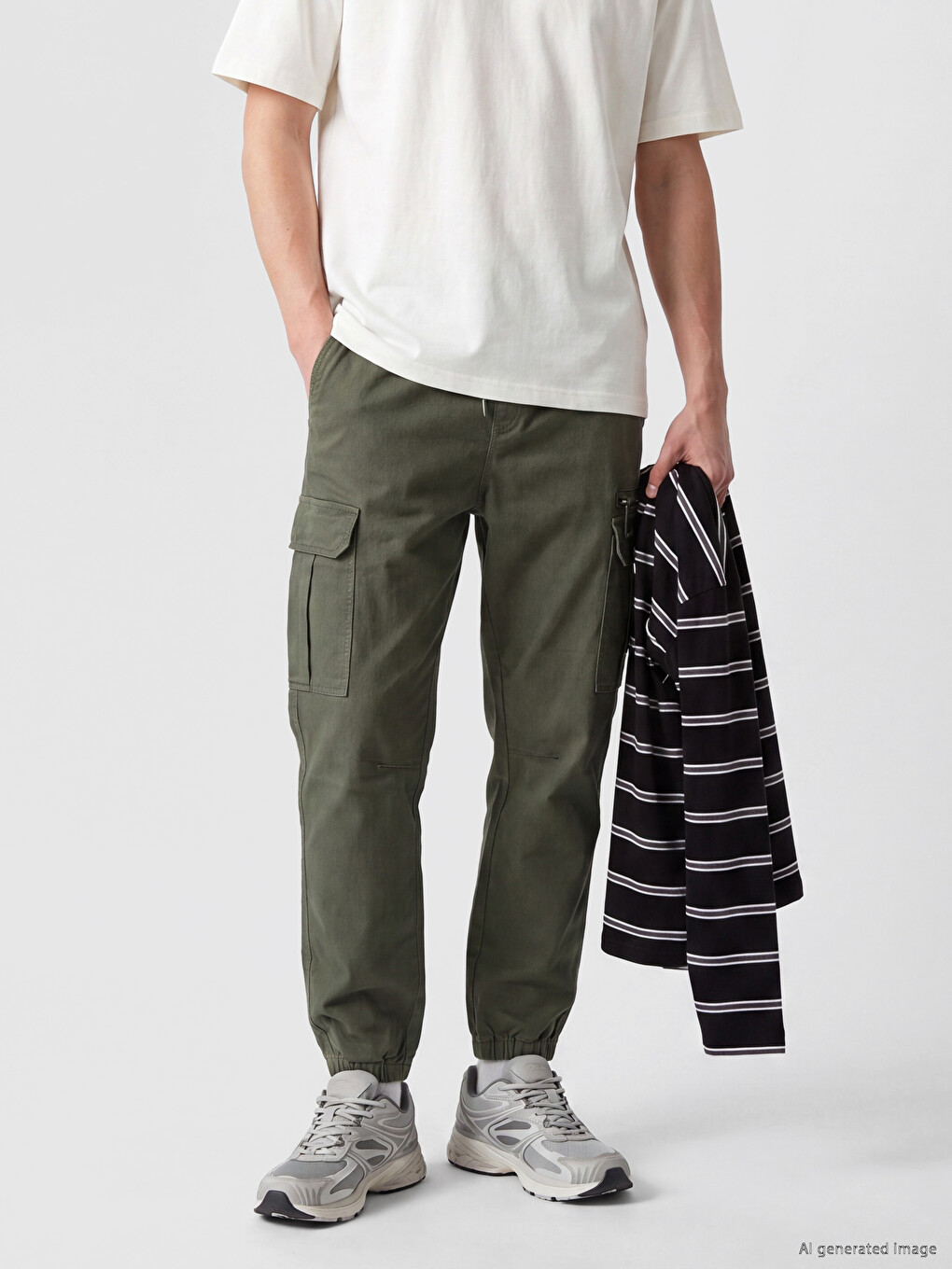 Regular Fit Men's Cargo Trousers