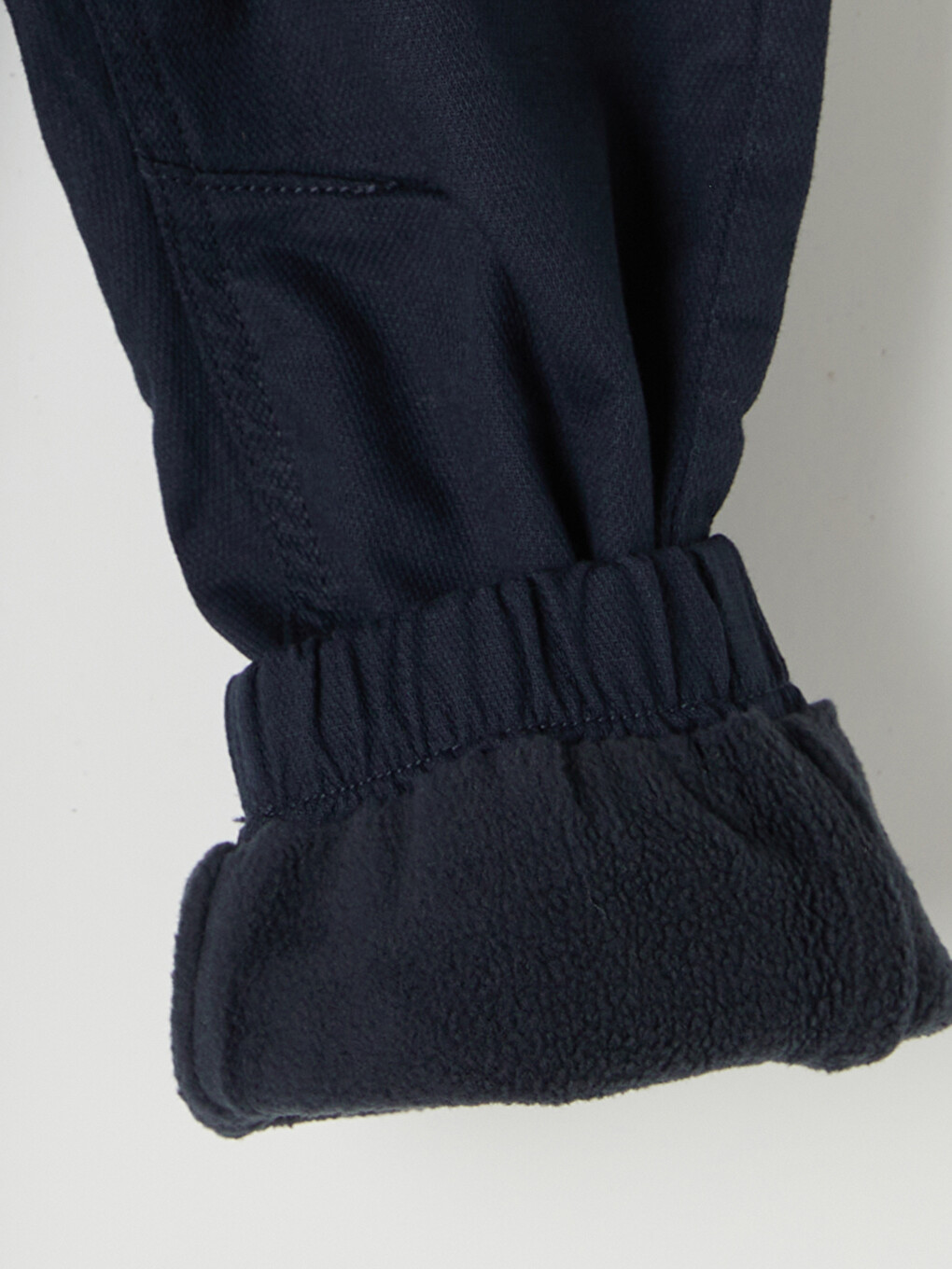 Lacivert Polar Astarlı Erkek Çocuk Jogger Pantolon-2