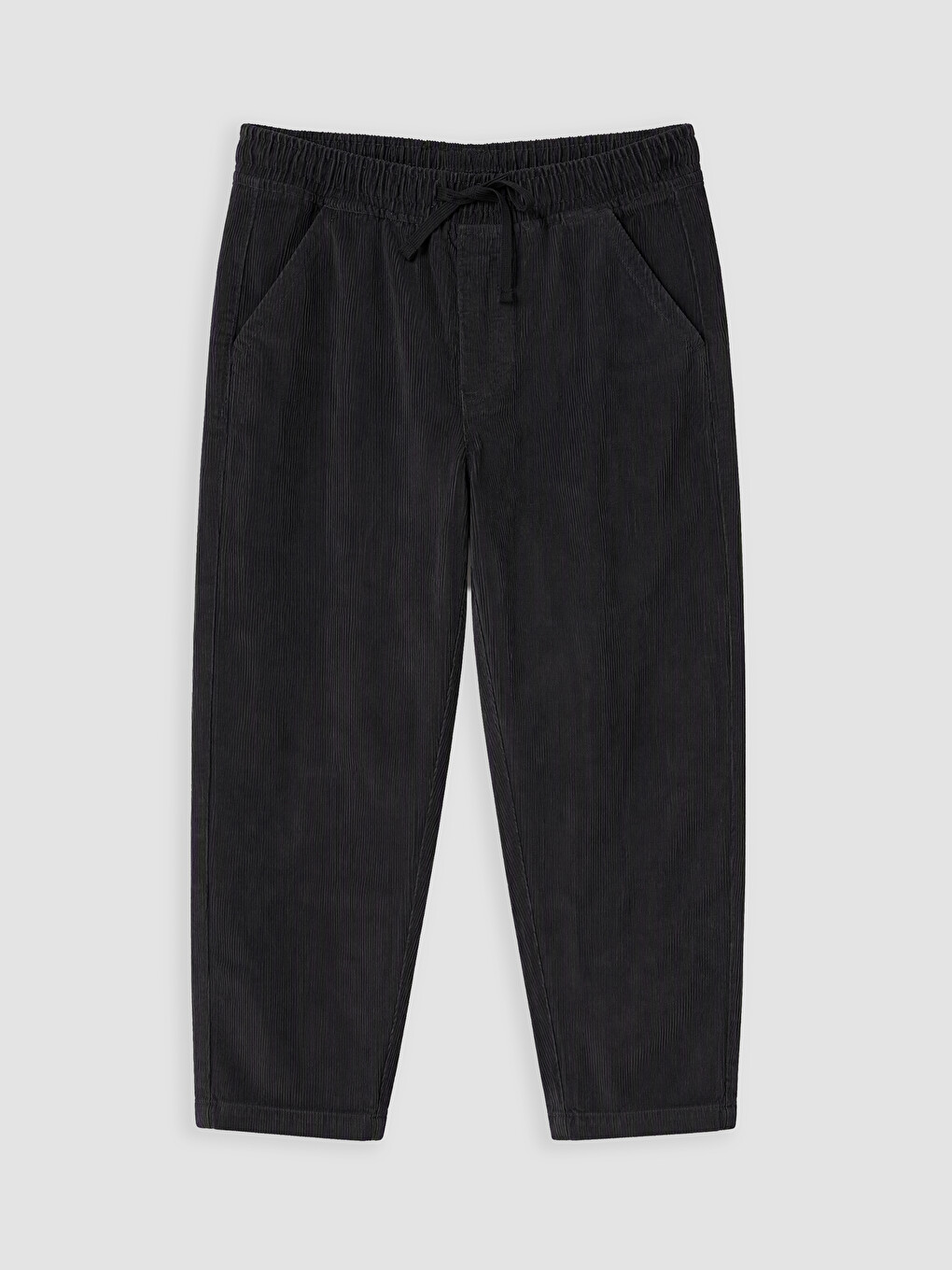 Boys' Elastic Waist Ribbed Velvet Trousers