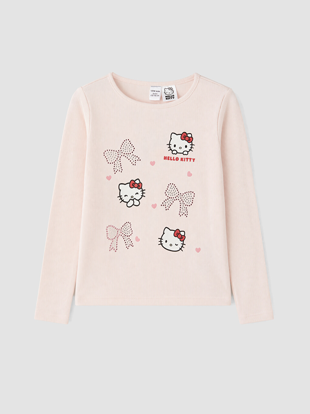 Bluzë Me Gurë Vezullues Me Licencë Hello Kitty Për Vajza