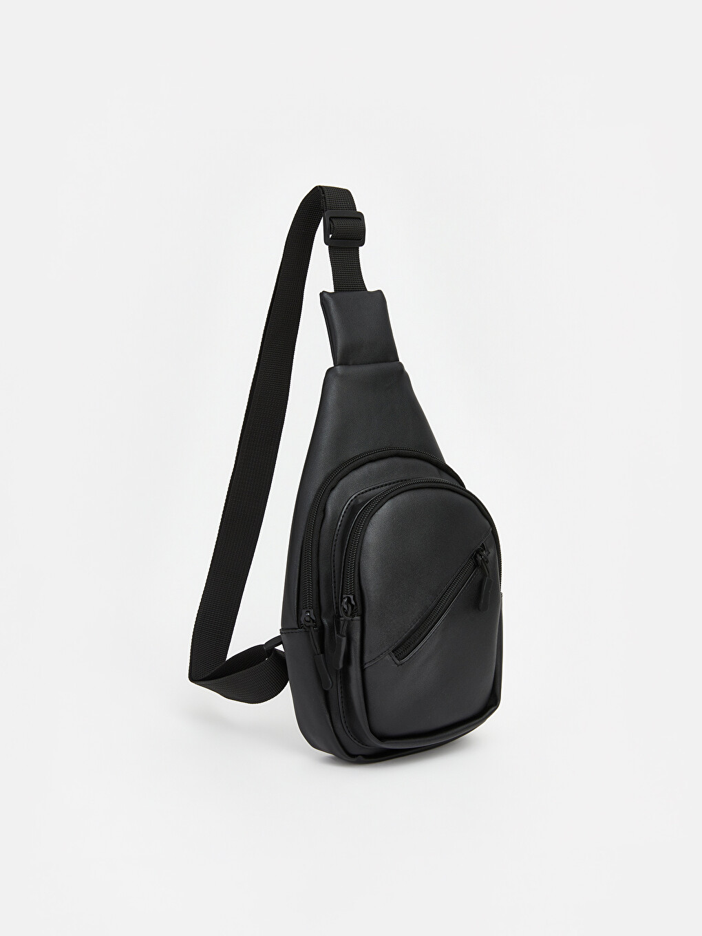 Leather Look Men's Chest Bag-1