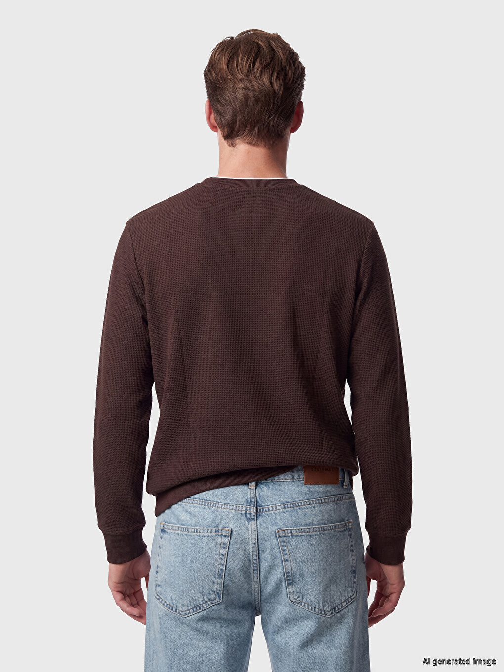 Crew Neck Men's Sweatshirt-3