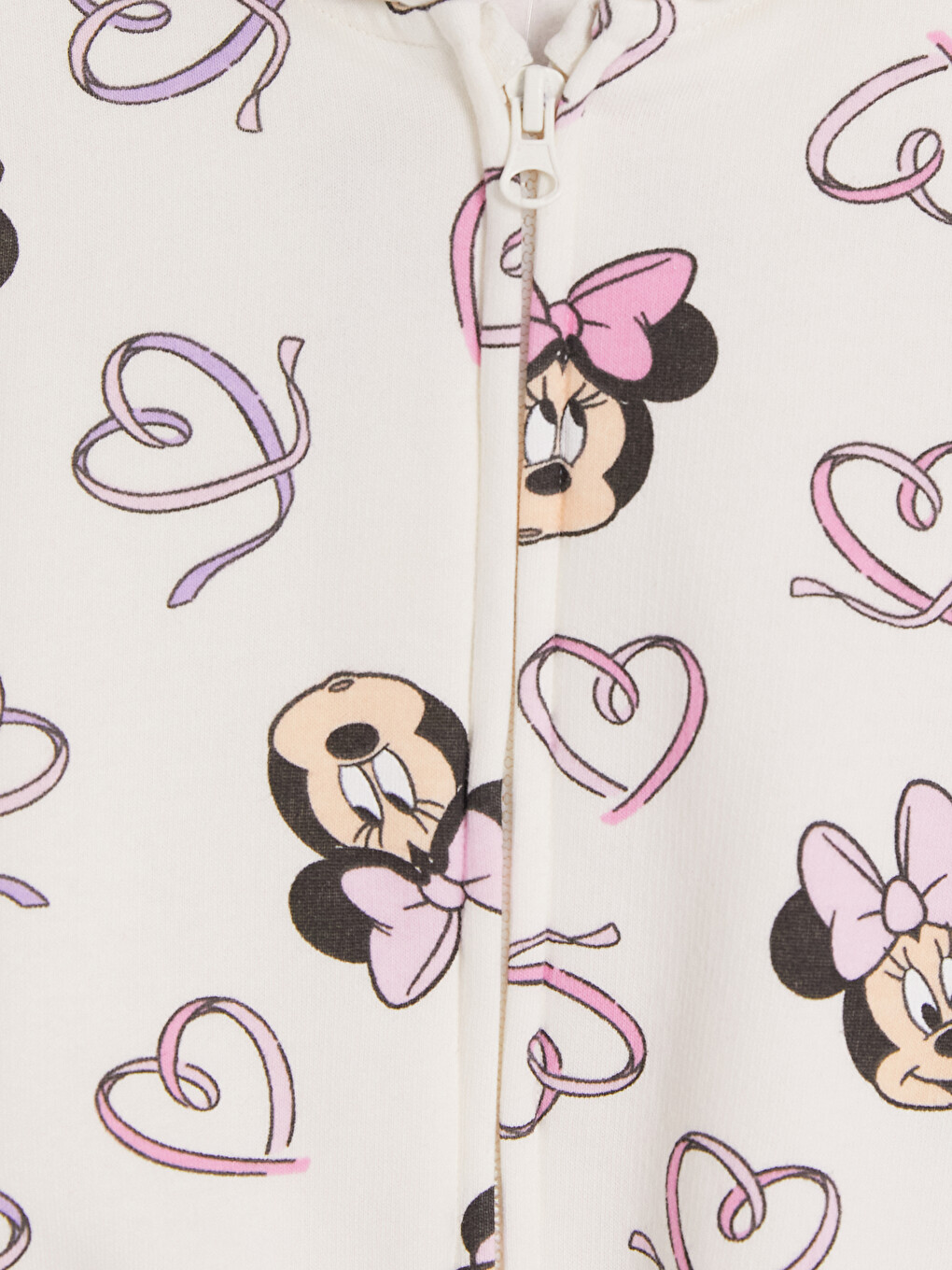 Hanorac Gros Cu Fermoar Pentru Fete Cu Imprimeu Minnie Mouse-2
