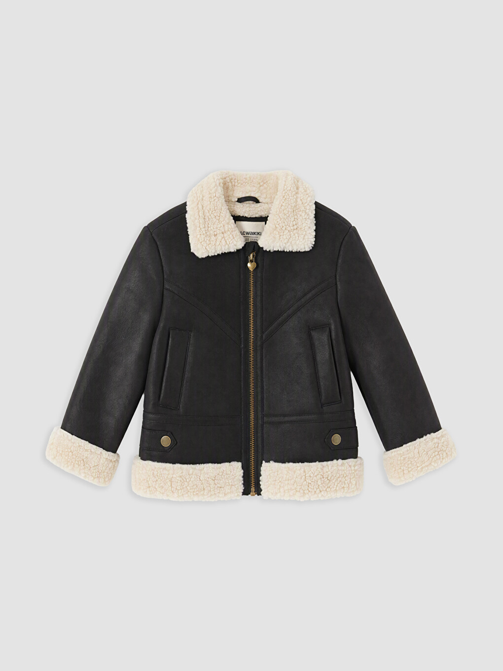 Girl Black Coat