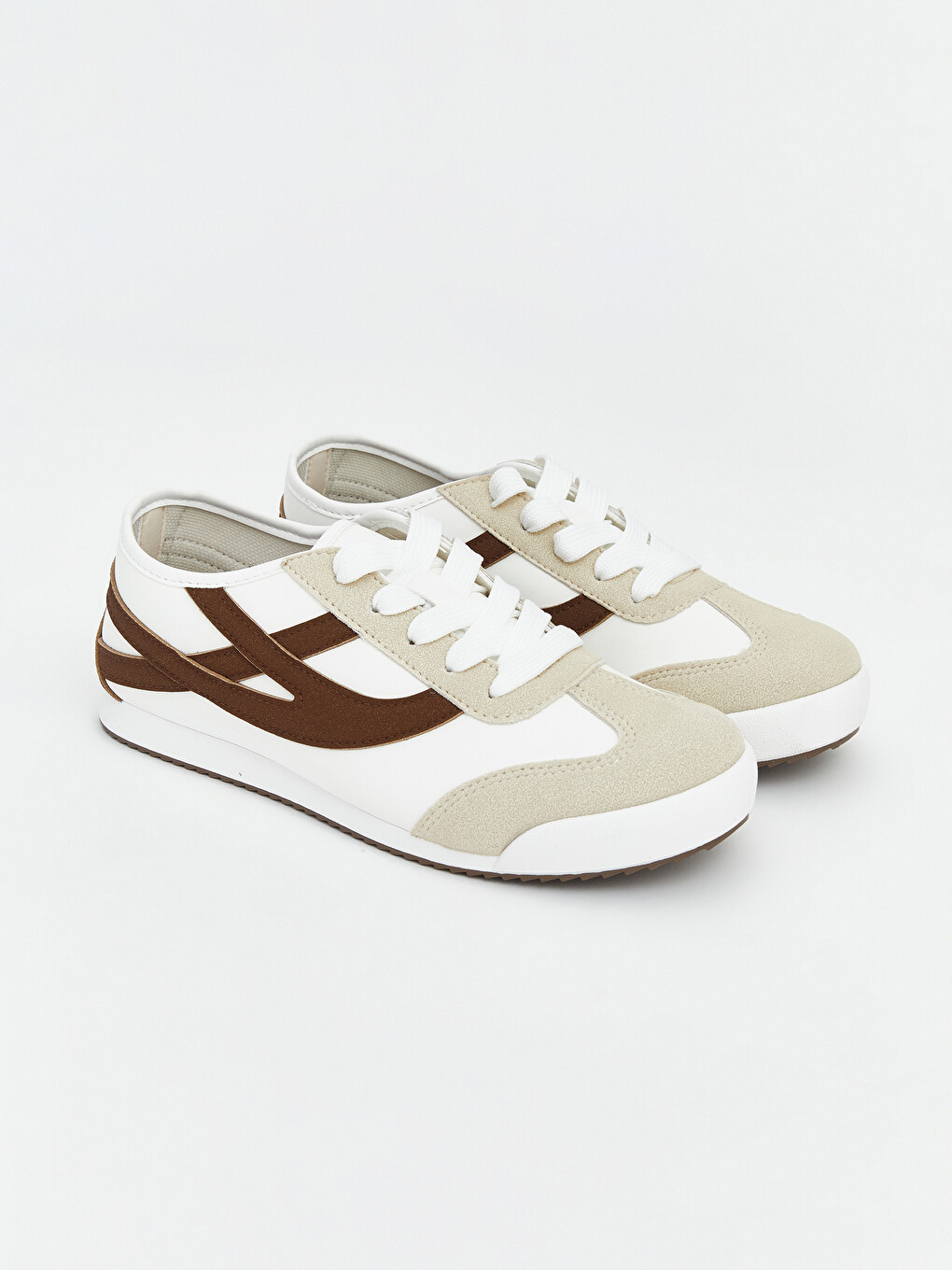 Faux Leather Women's Sneakers