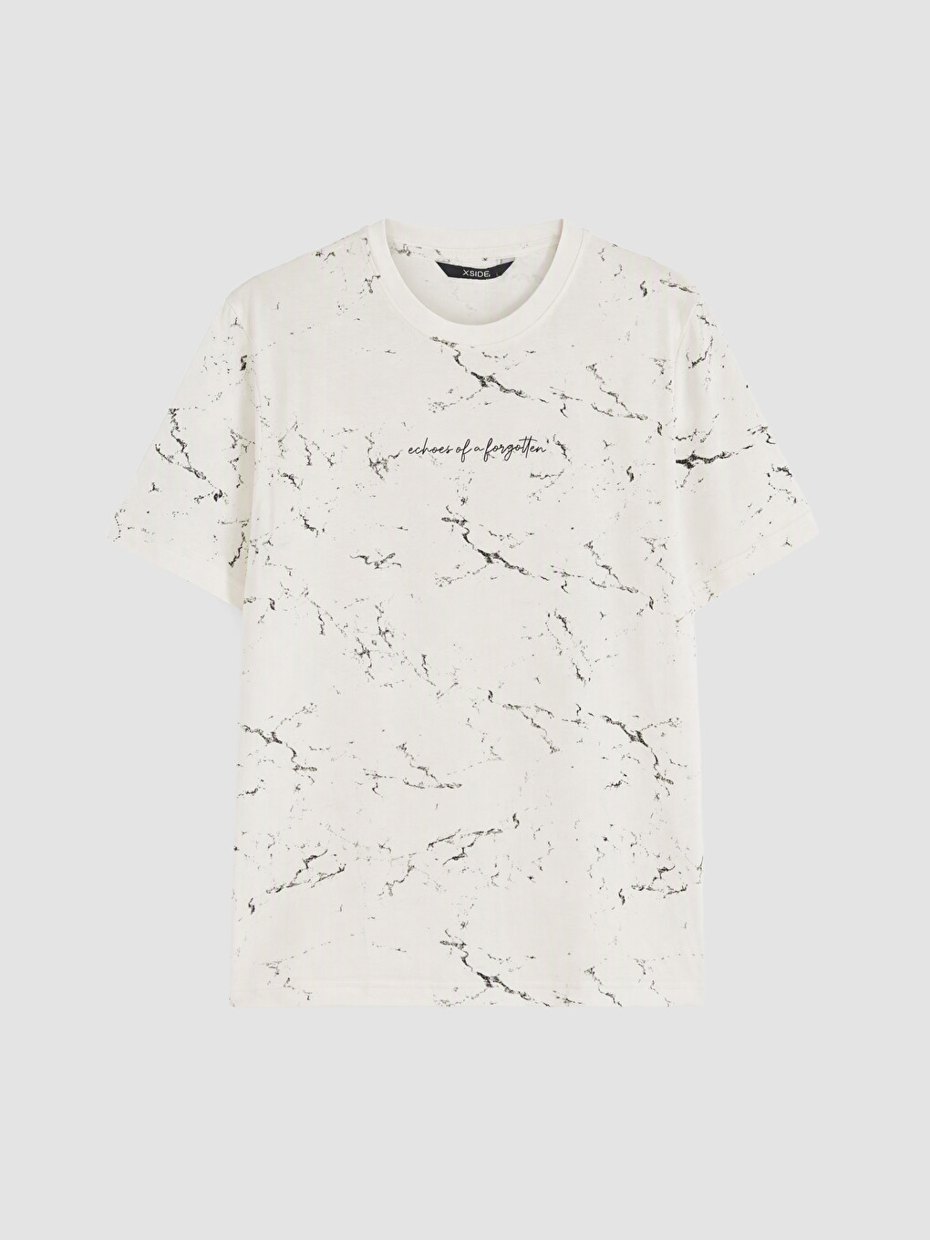 Crew Neck Printed Jersey Men's T-shirt-4