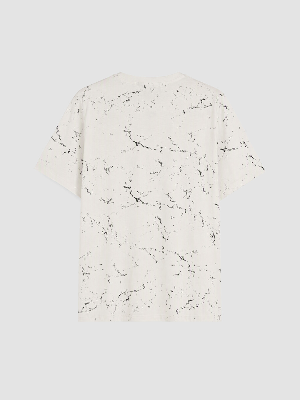 Crew Neck Printed Jersey Men's T-shirt-6