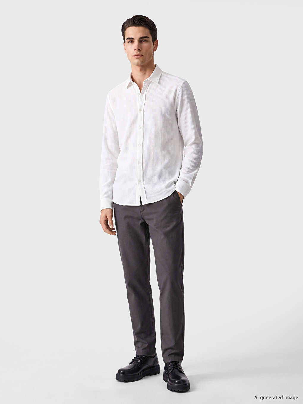Regular Fit Men's Chino Trousers-1