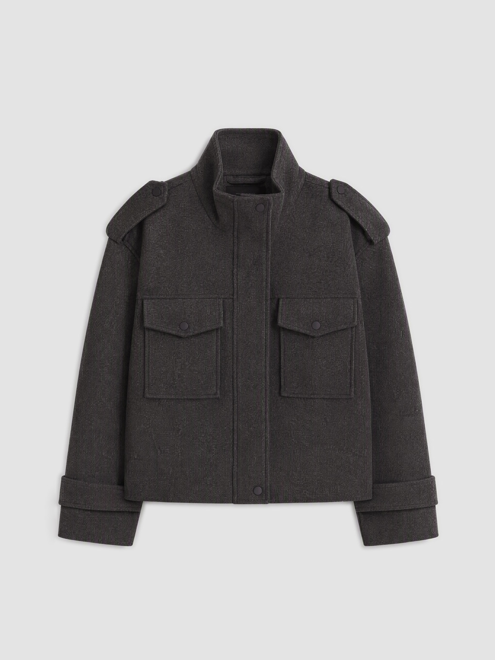 Mock Neck Oversize Women's Cachet Jacket-4