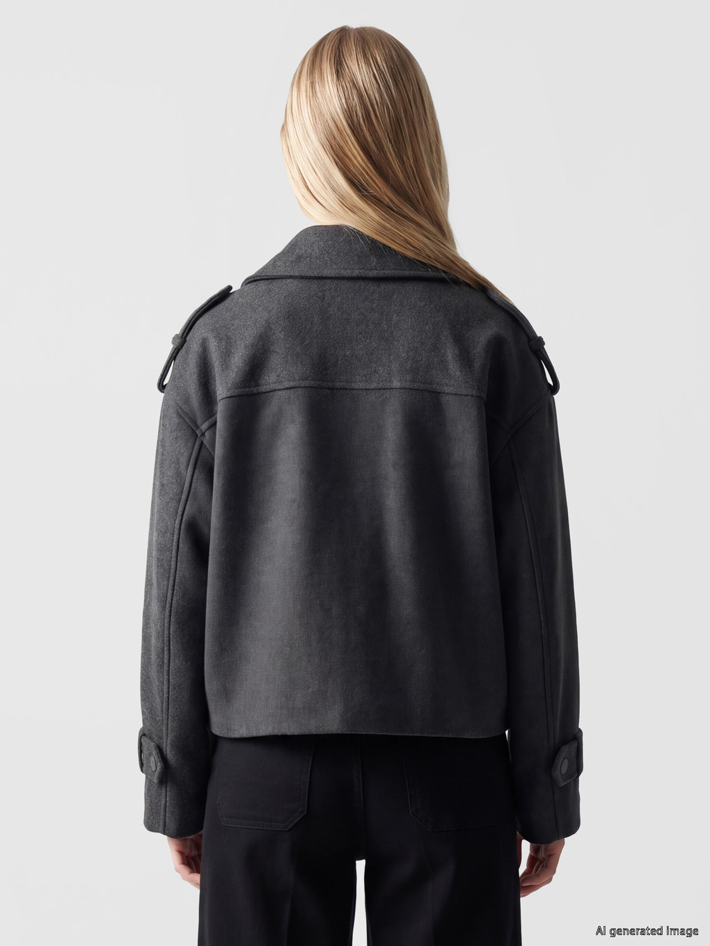 Mock Neck Oversize Women's Cachet Jacket-3