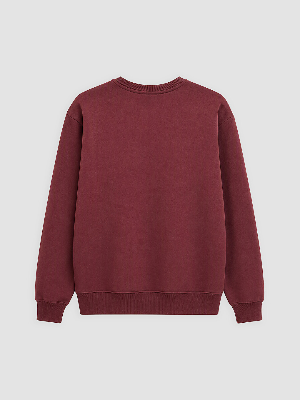 Crew Neck Men's Thick Sweatshirt-1