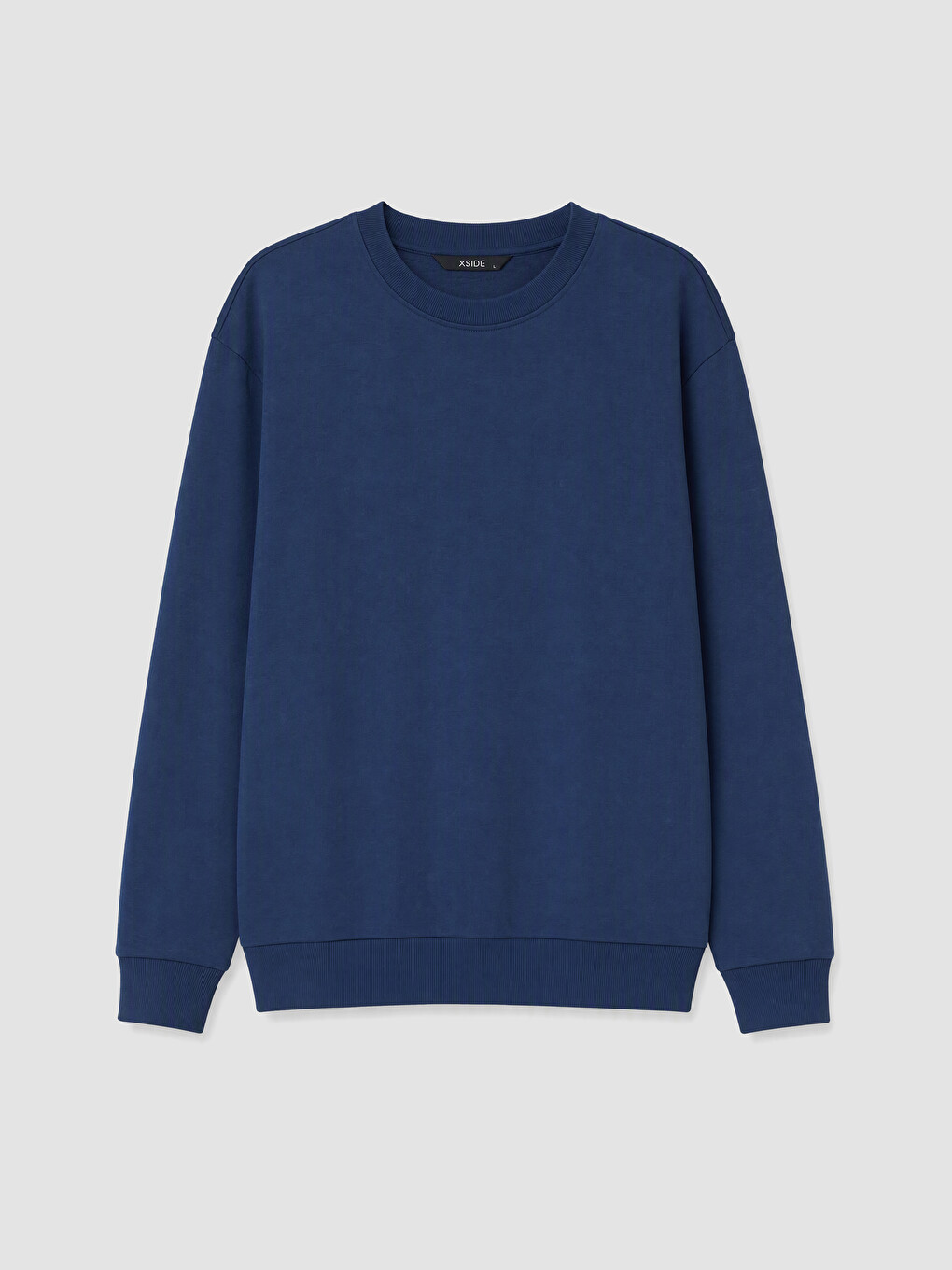 Crew Neck Men's Thick Sweatshirt-1