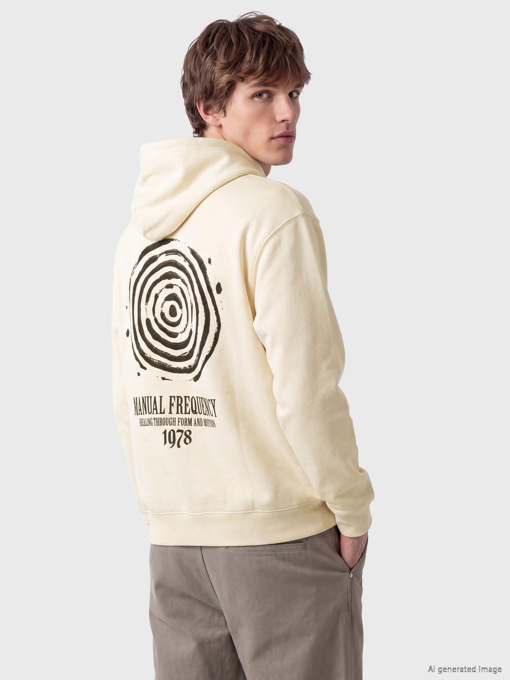Printed Thick Hoodie