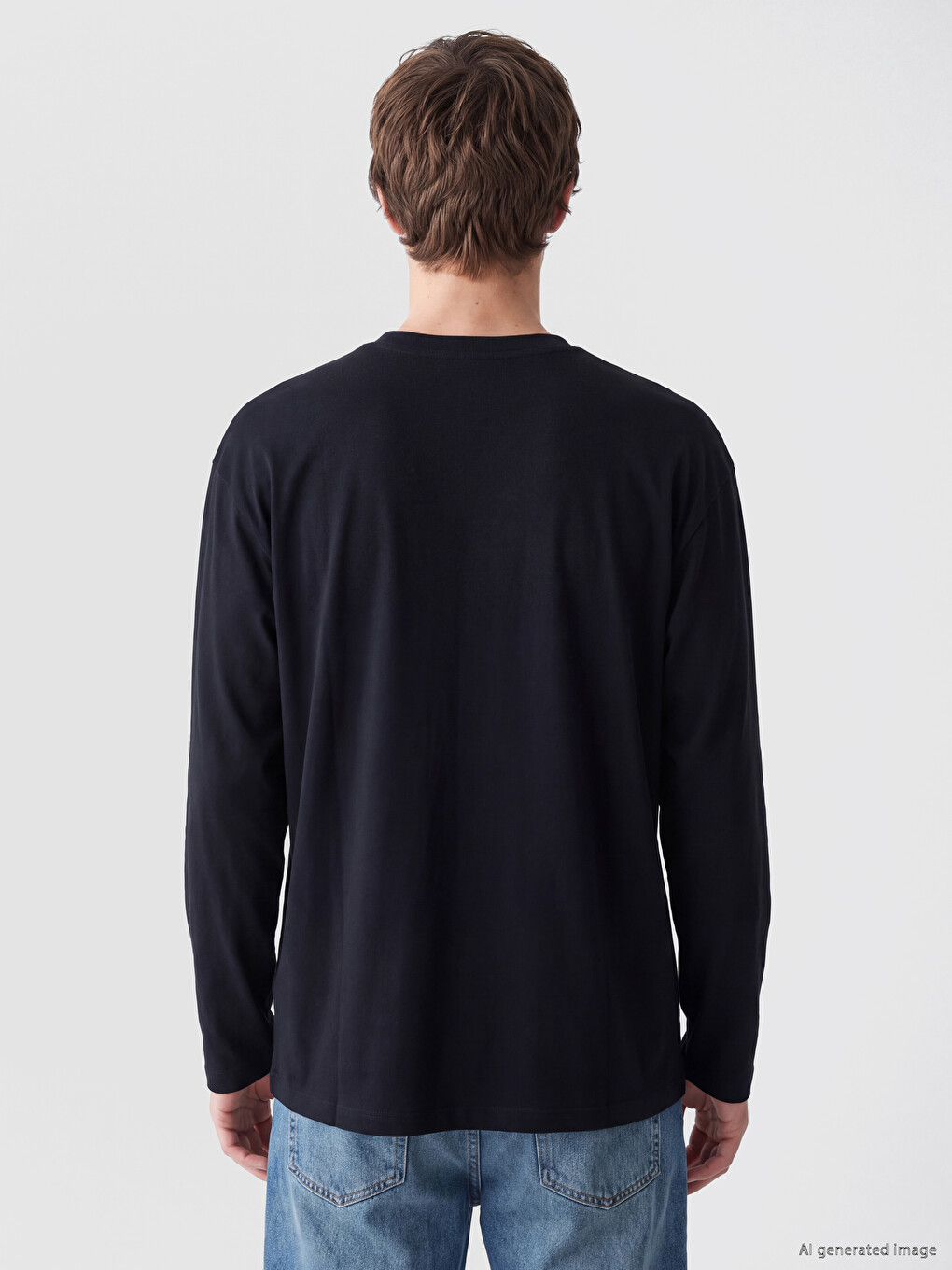 Crew Neck Men's Sweatshirt-2