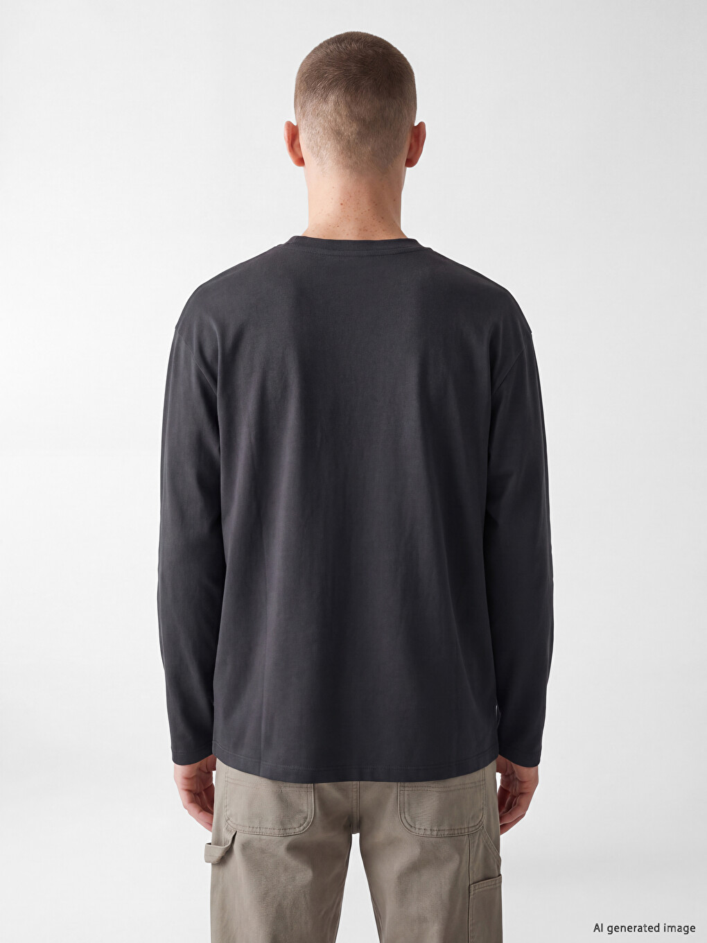 Crew Neck Men's Sweatshirt-3