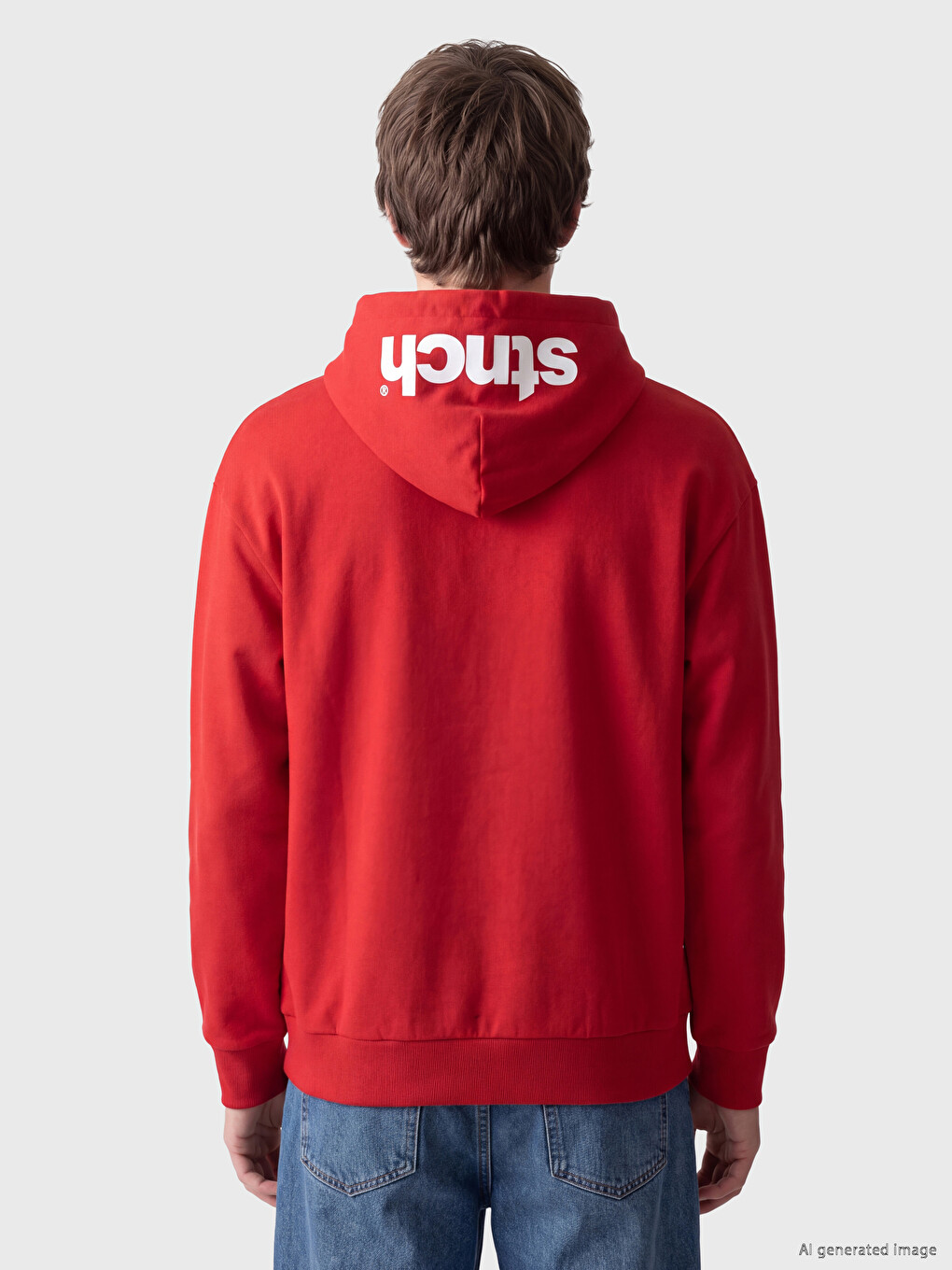 Hooded Men's Thick Sweatshirt-3
