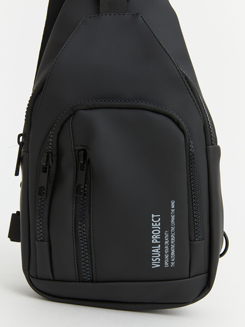 Zippered Men's Sling Bag-3