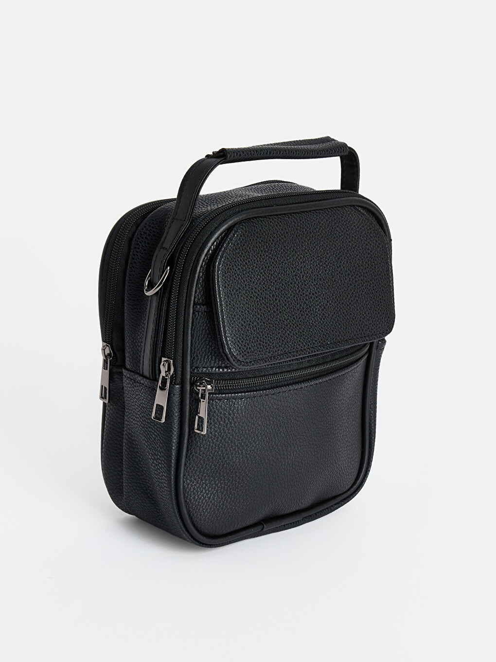 Leather Looking Men's Shoulder Bag-1