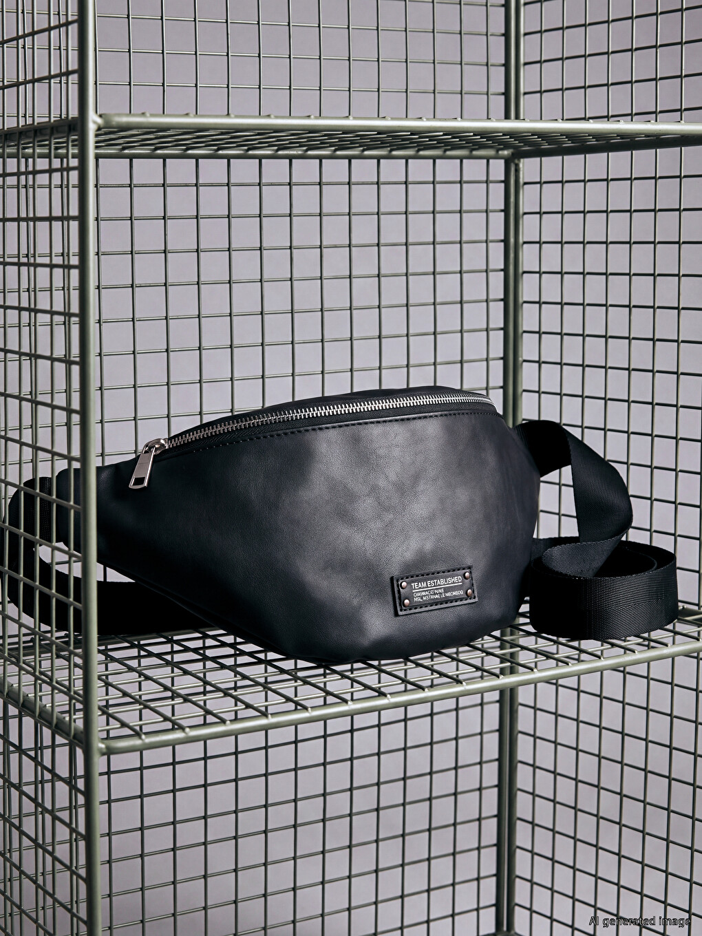 Zippered Men's Waist Bag
