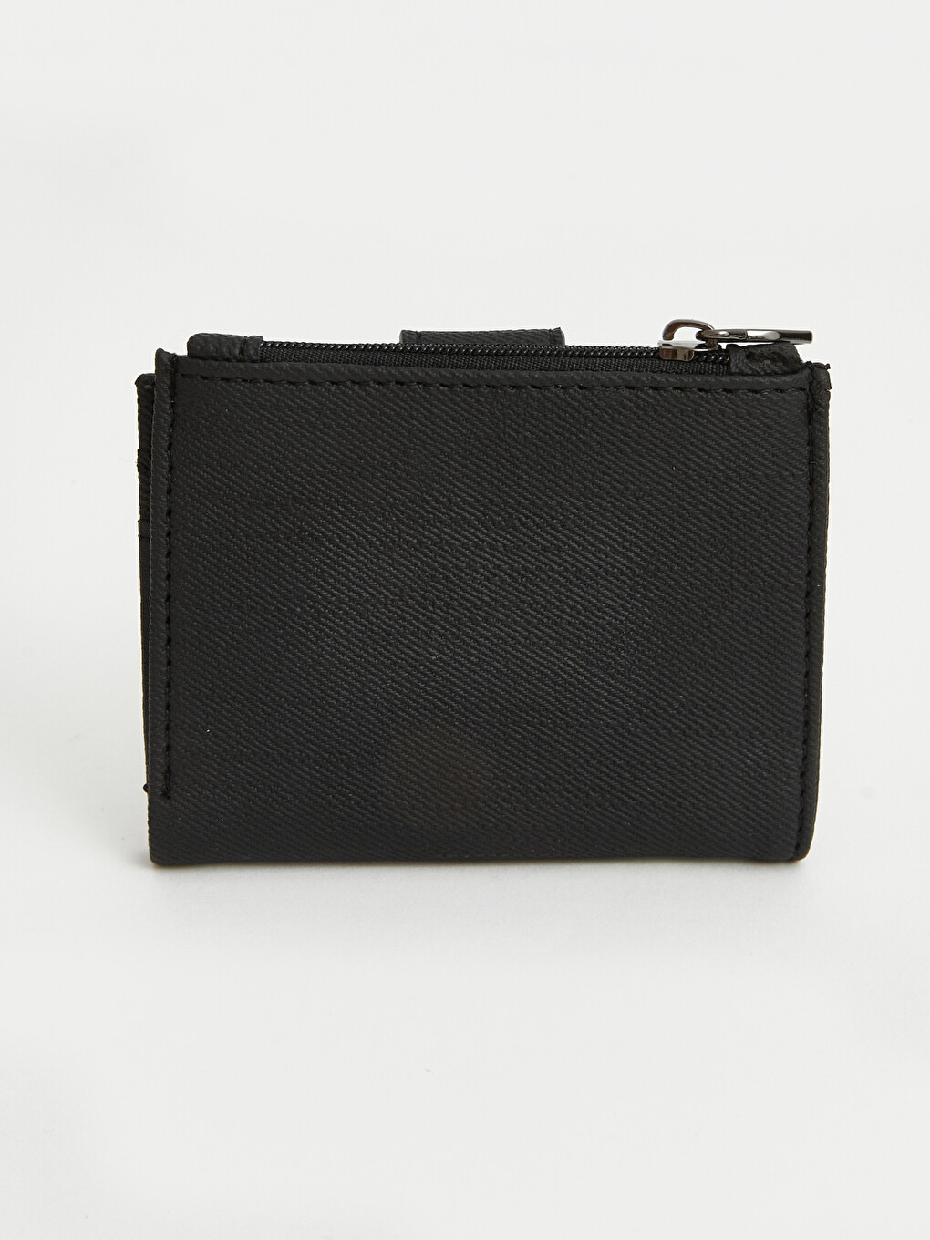 Zippered And Snap Men's Card Holder Wallet-1