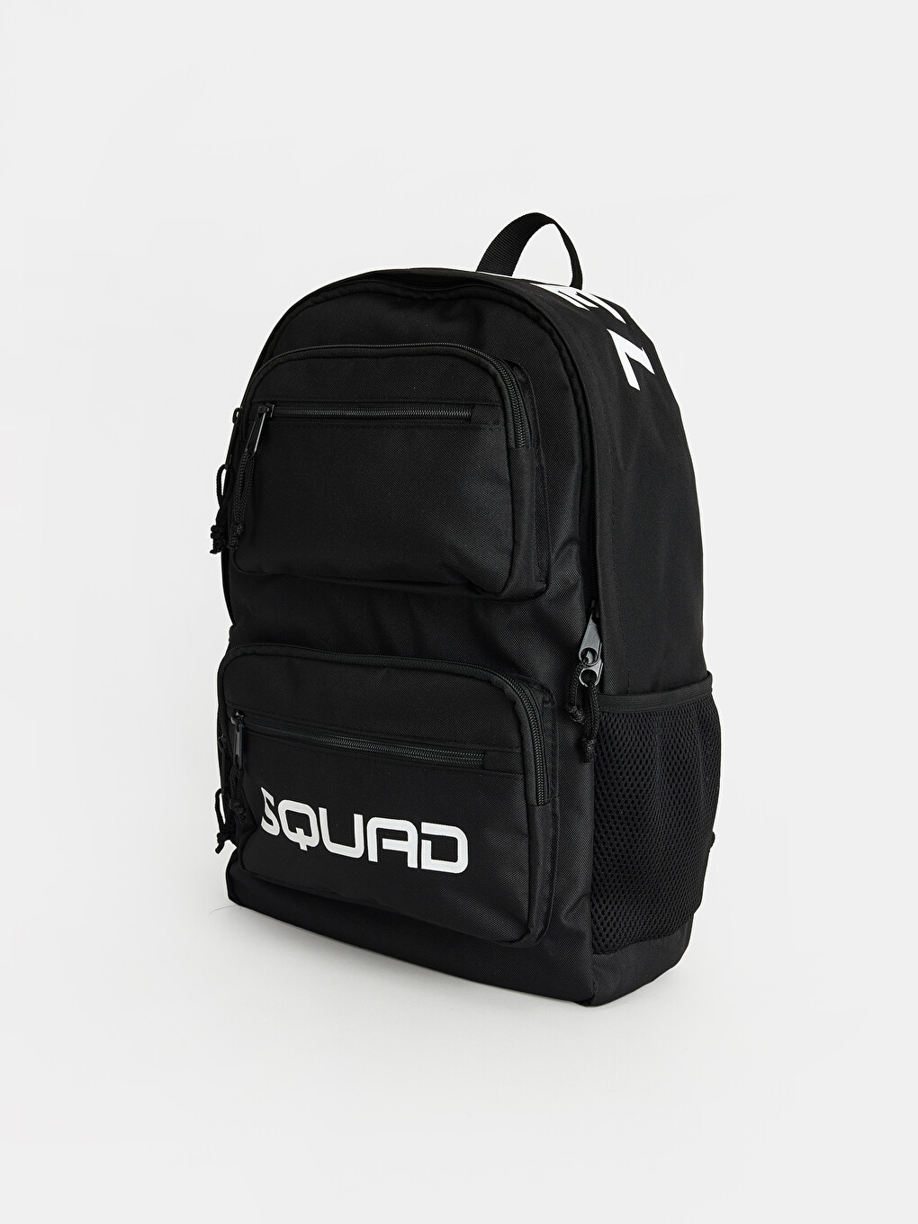 Slogan Printed Multi-compartment Boys' School Bag-1