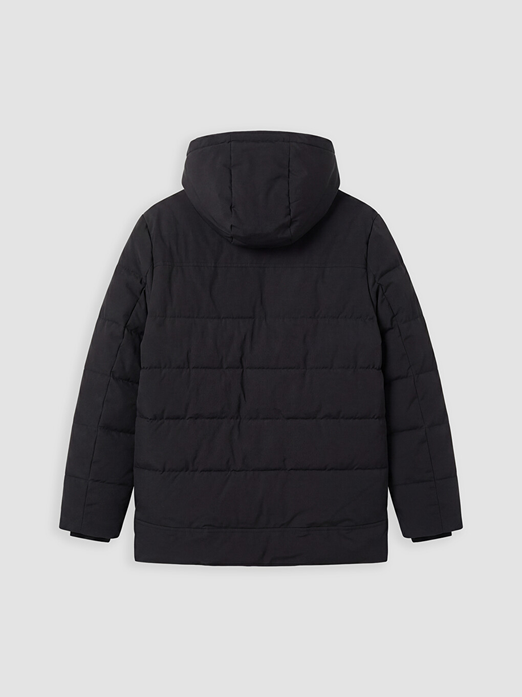Man Black Puffer Coat-4