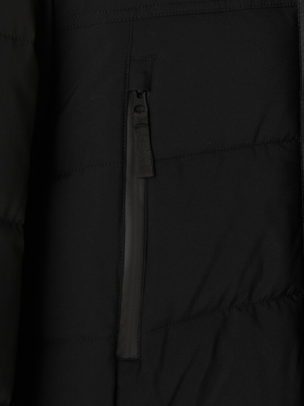 Man Black Puffer Coat-5