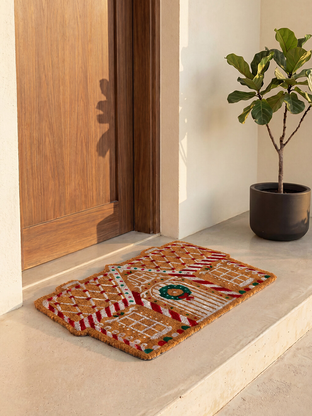 Printed Door Front Mat 40x60 Cm