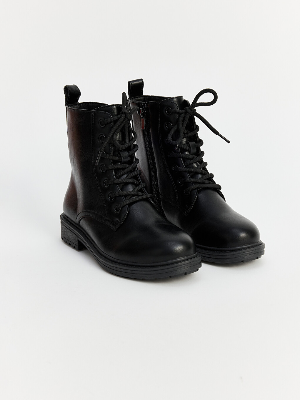 Laced And Zippered Women's Boot