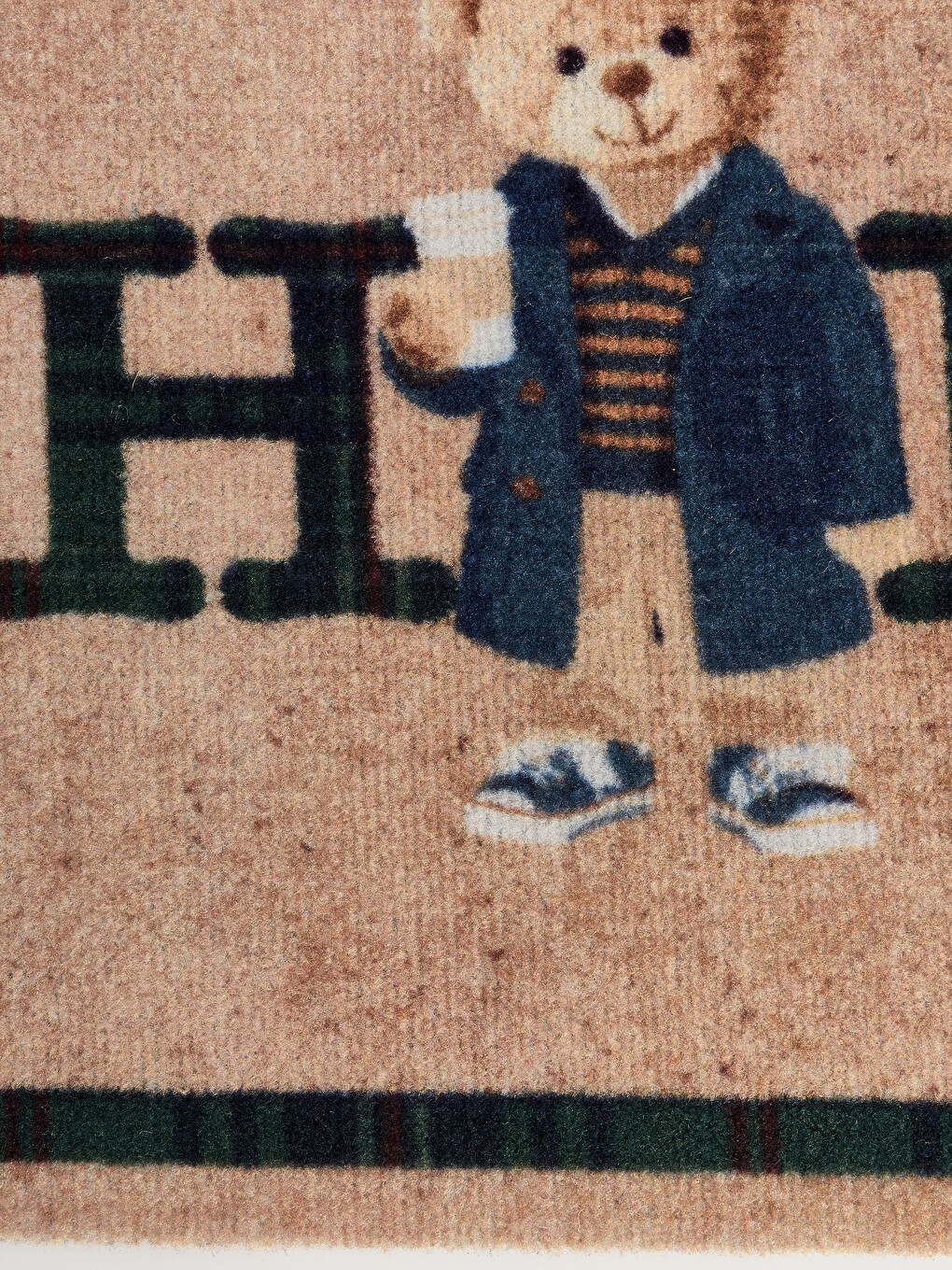 Teddy Baskılı Kapı Önü Paspası 45x75 Cm-2
