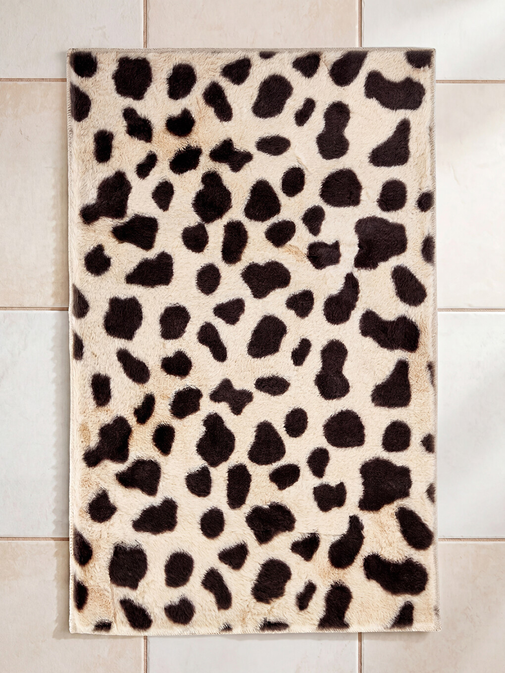 Leopard Print Bath Mat 60x90 Cm
