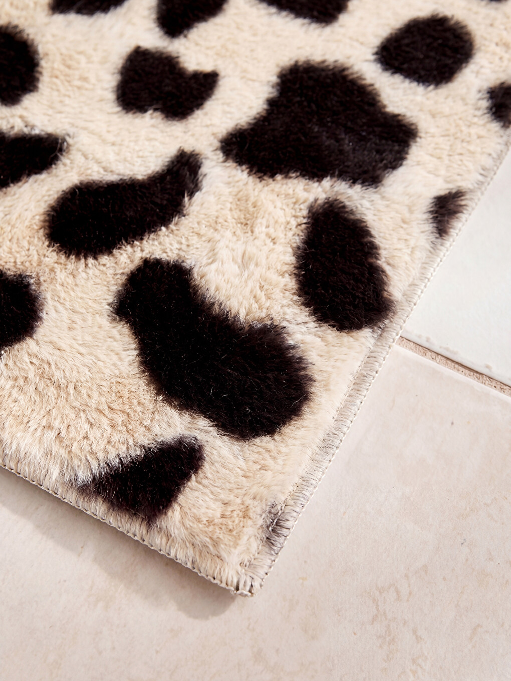 Leopard Print Bath Mat 60x90 Cm-1