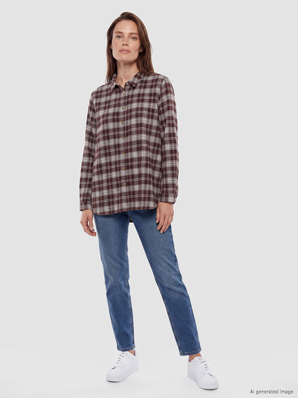 Plaid Women's Lumberjack Shirt-1