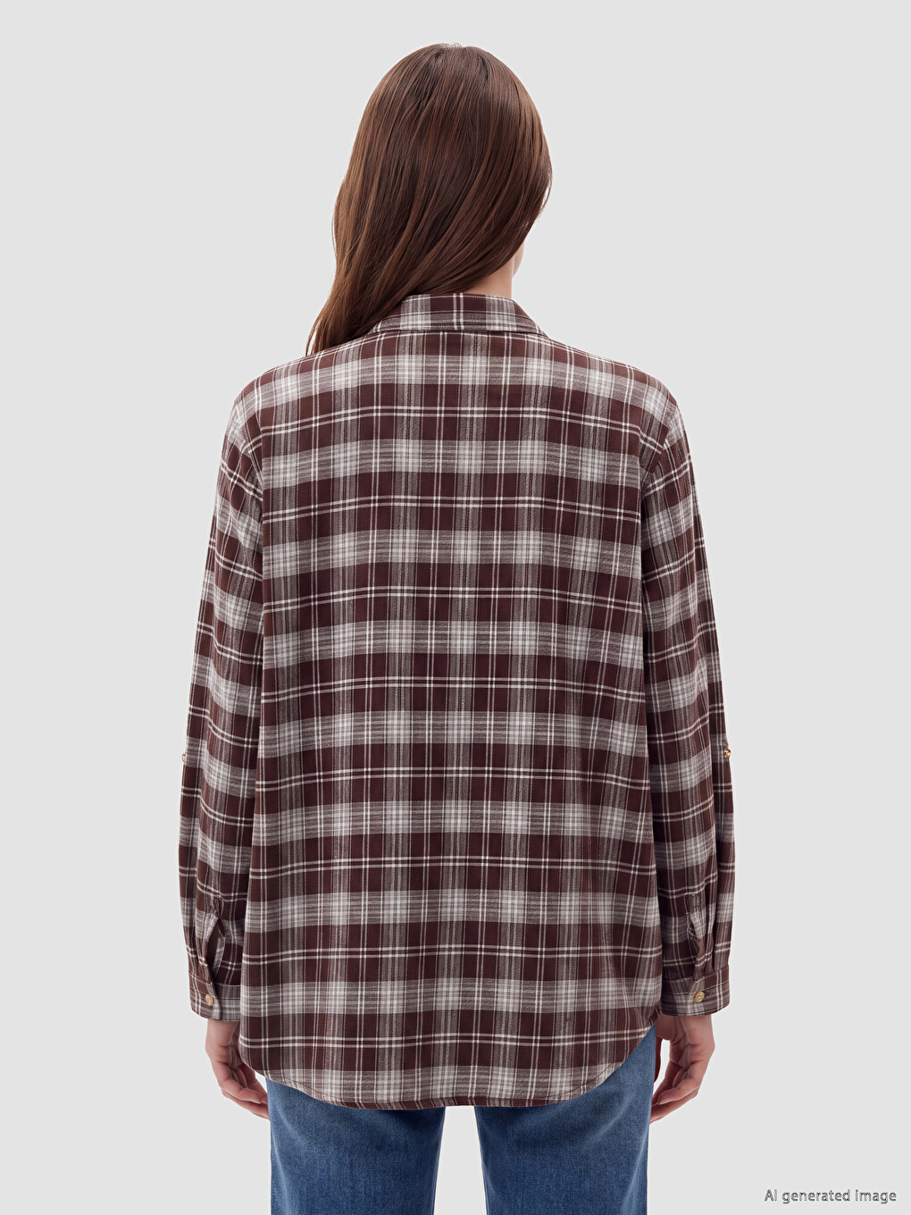 Plaid Women's Lumberjack Shirt-3