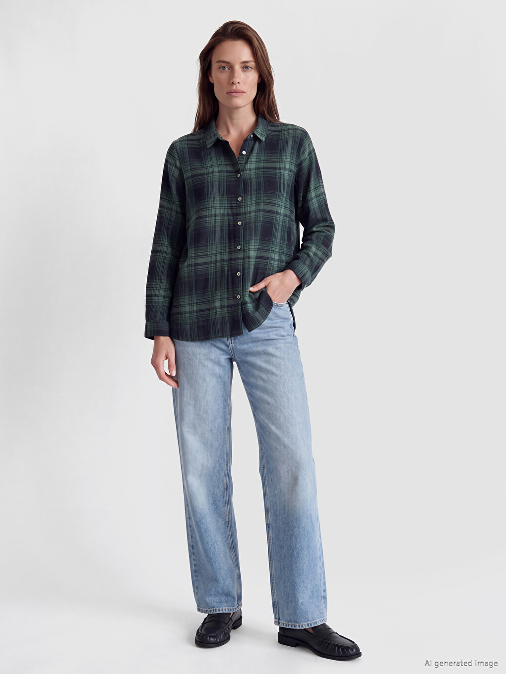 Plaid Women's Lumberjack Shirt-1