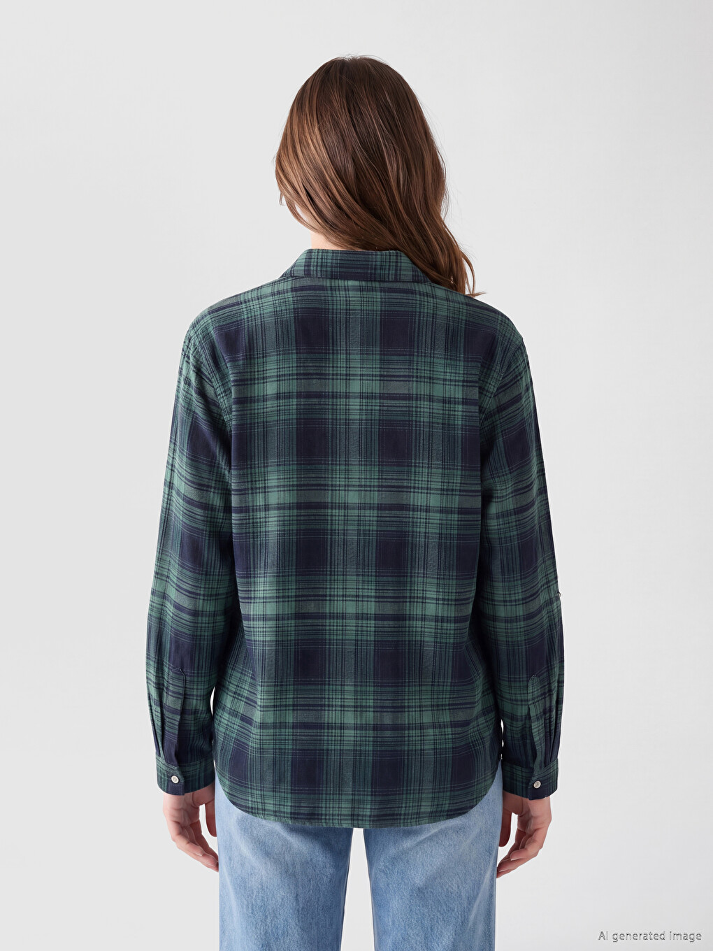 Plaid Women's Lumberjack Shirt-3