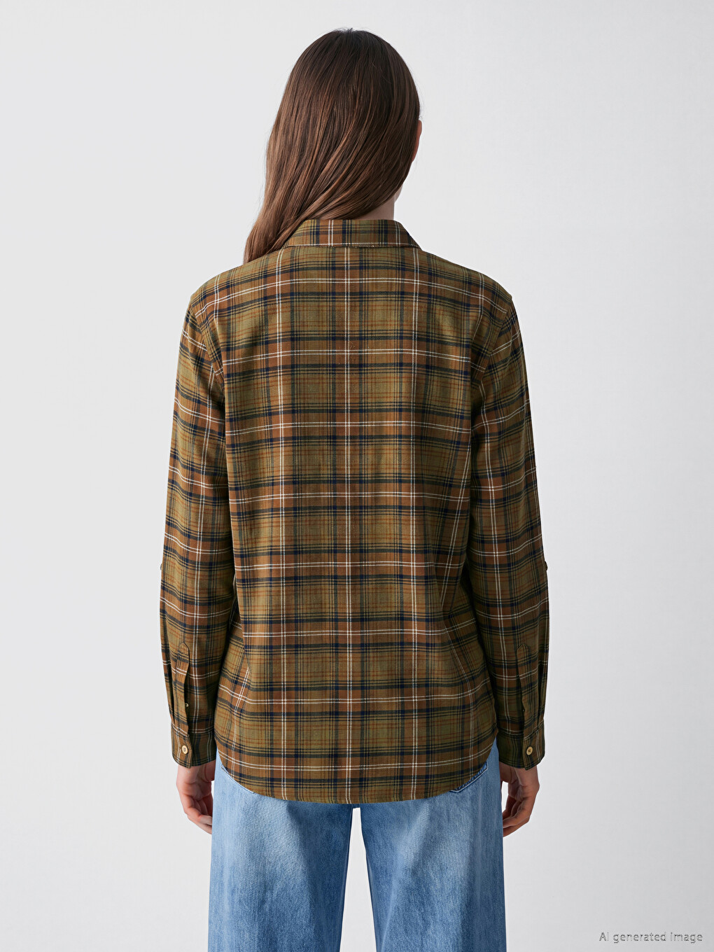 Plaid Women's Lumberjack Shirt-3
