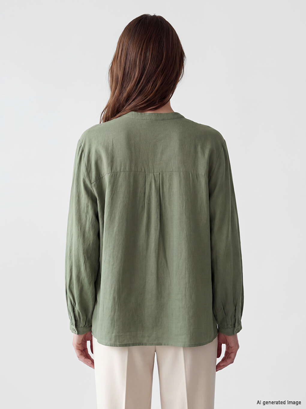 Woman Khaki Shirt-3