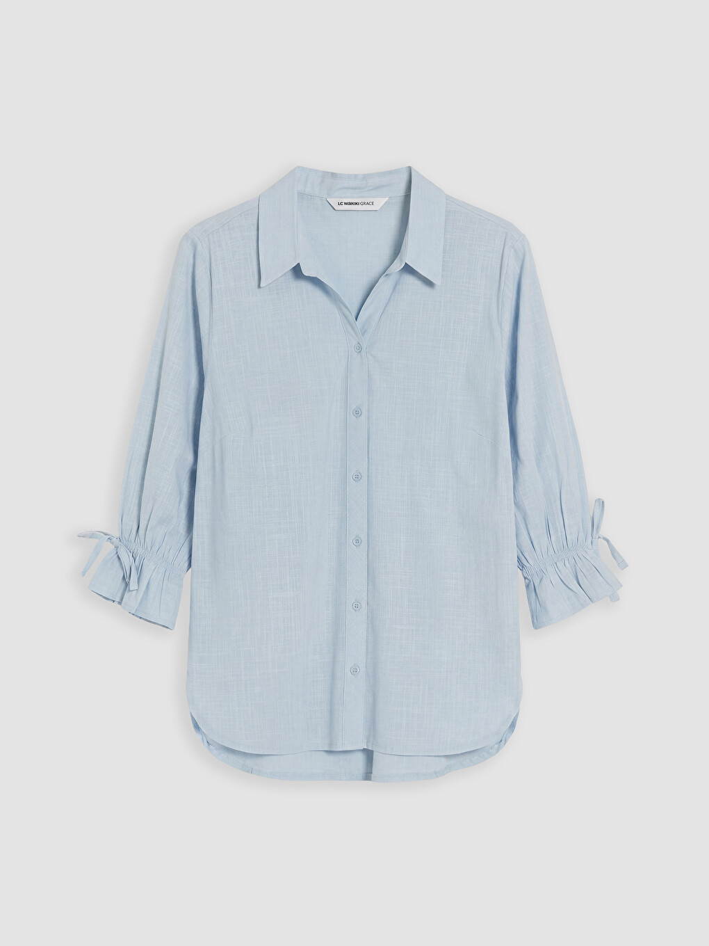 Woman Blue Shirt-4