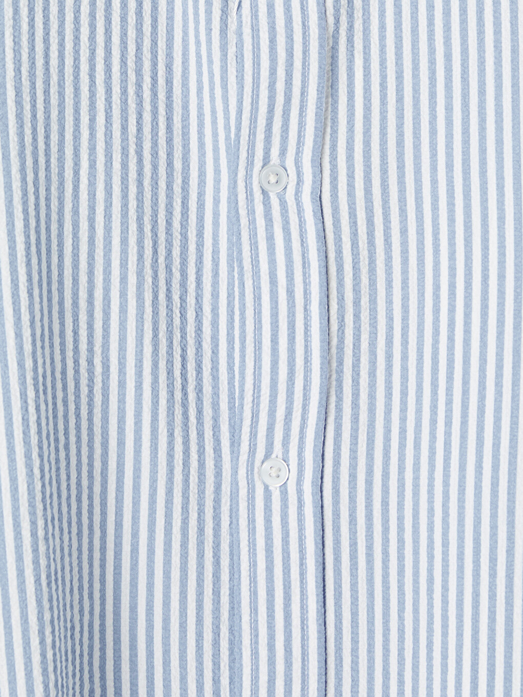 Regular Fit Striped Crinkle Men's Shirt-5