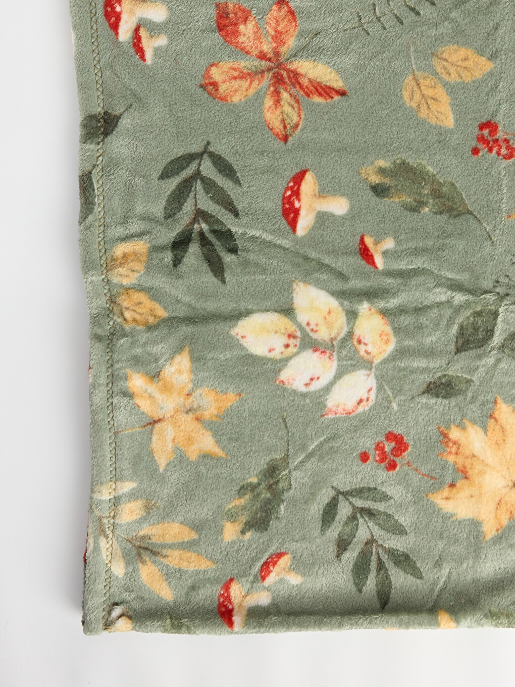 Flower Patterned Single Blanket 150x220 Cm-2