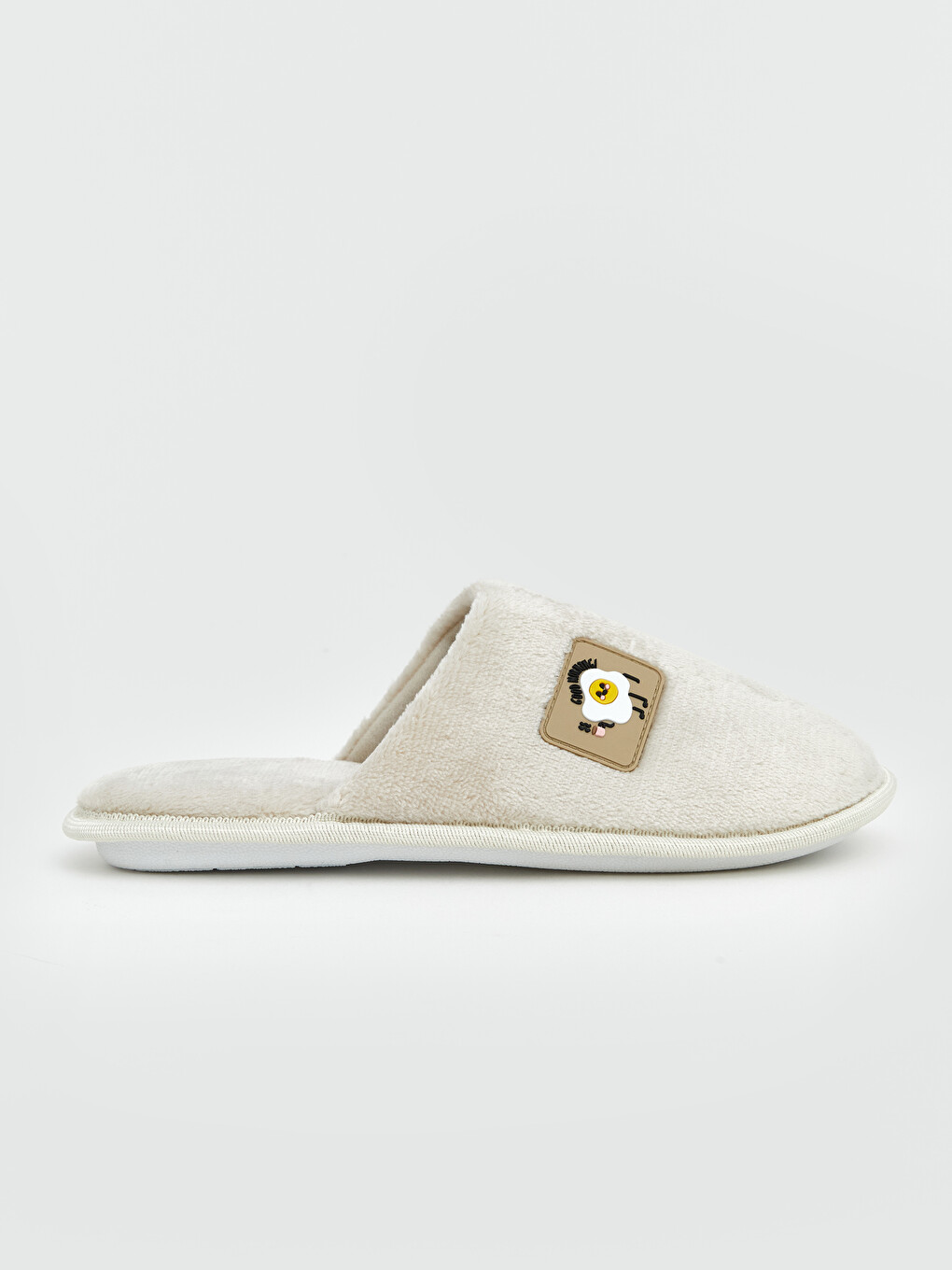 Woman Beige Home Slippers-1